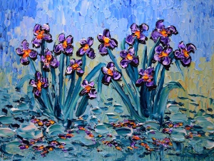 Majestic Irises Along the Waters